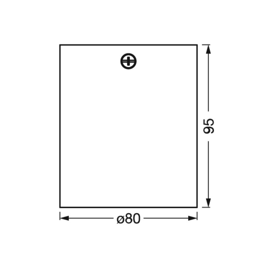 Ledvance - Spot SPOT 1xGU10/7W/230V noir