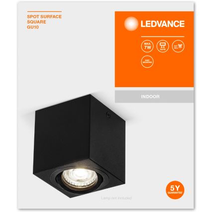 Ledvance - Spot SPOT 1xGU10/7W/230V zwart