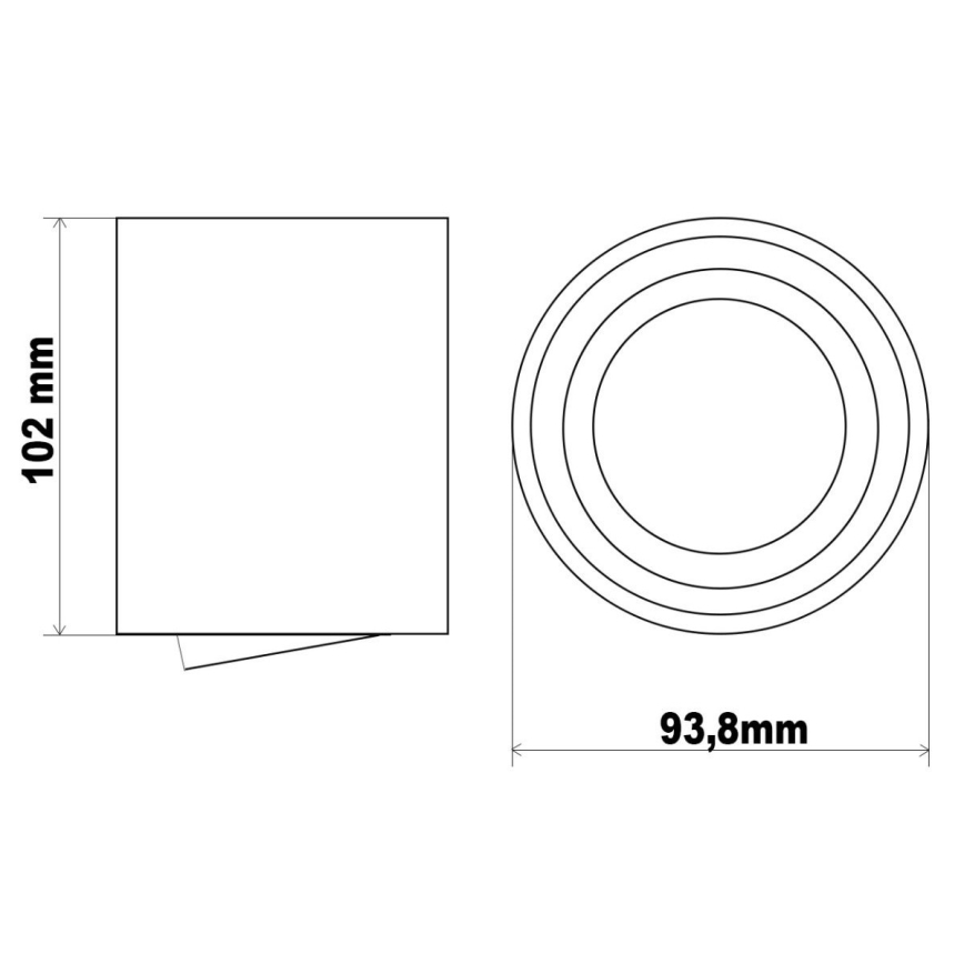 Ledvance - Spot  TUBA 1xGU10/50W/230V