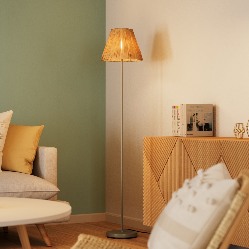 Ledvance - Staande Lamp DECOR RAFFIA 1xE27/15W/230V raffia bast