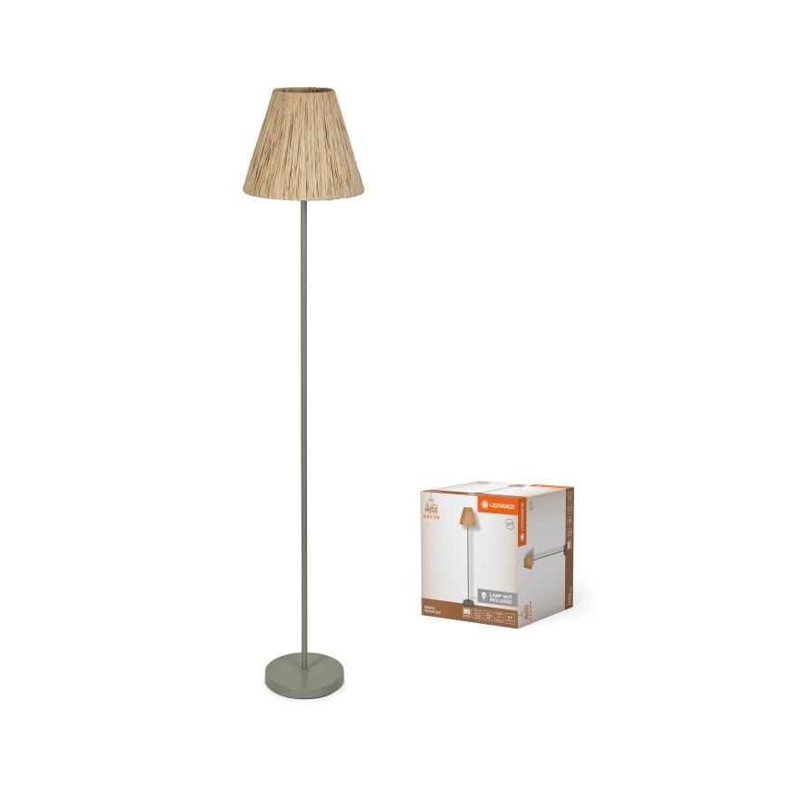 Ledvance - Staande Lamp DECOR RAFFIA 1xE27/15W/230V raffia bast