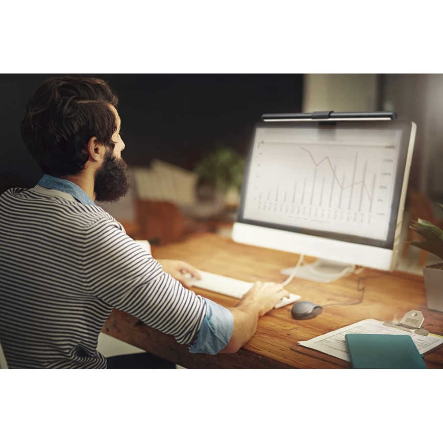 Ledvance - LED dimbaar monitorverlichting SUN@HOME LED/2,5W/5V 2200-5000K CRI 95 Wi-Fi