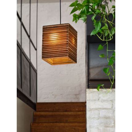 Ledvance - Suspension filaire DECOR CARDBOARD 1xE27/15W/230V 25x25 cm