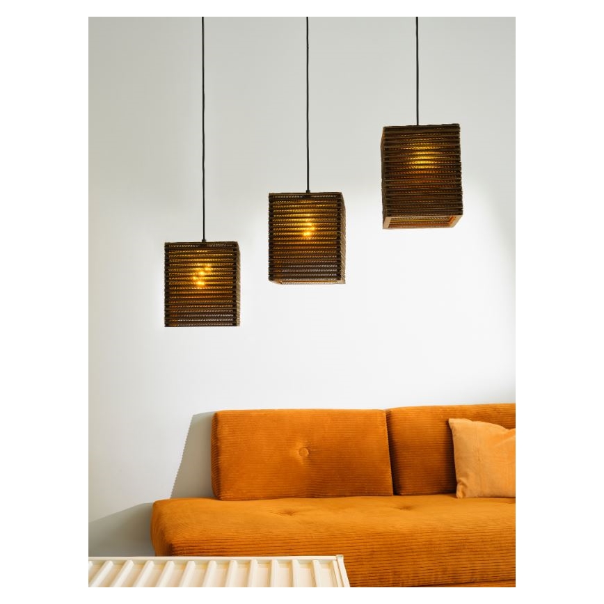 Ledvance - Suspension filaire DECOR CARDBOARD 3xE27/15W/230V