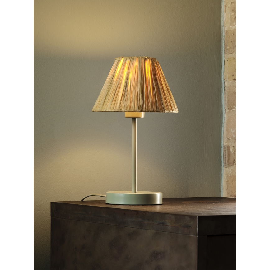 Ledvance - Tafellamp DECOR RAFFIA 1xE27/15W/230V raffia bast