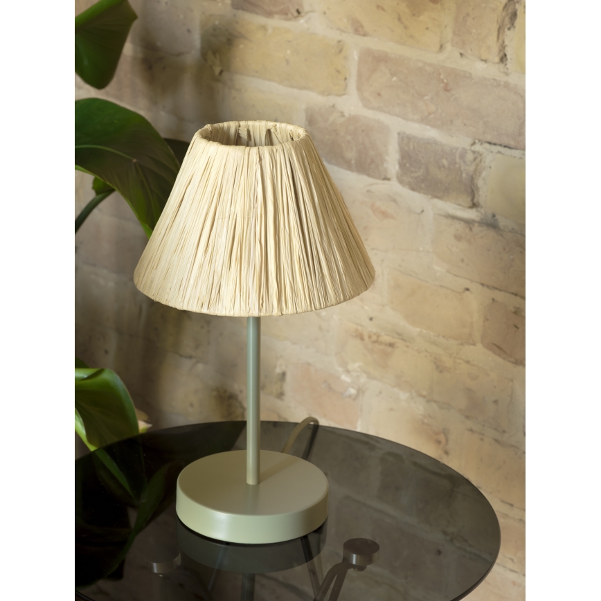 Ledvance - Tafellamp DECOR RAFFIA 1xE27/15W/230V raffia bast