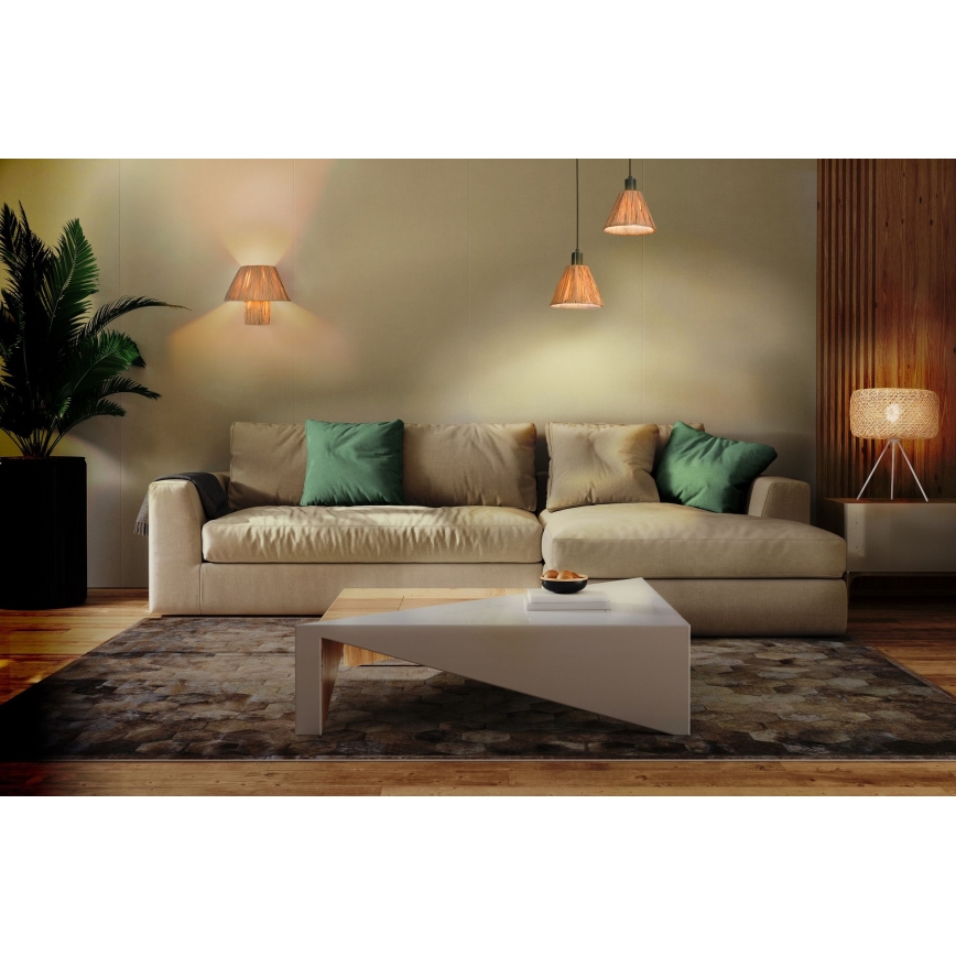 Ledvance - Tafellamp DECOR RAFFIA 1xE27/15W/230V raffia bast