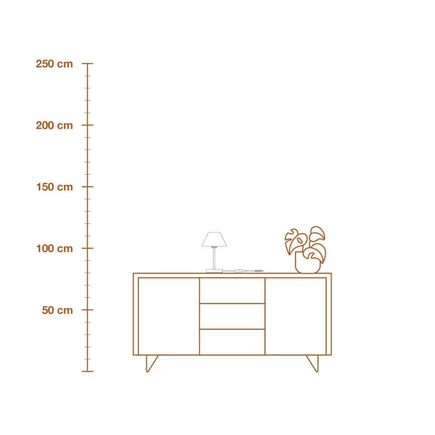 Ledvance - Tafellamp DECOR RAFFIA 1xE27/15W/230V raffia bast