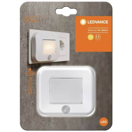 Ledvance - Veilleuse avec détecteur LUNETTA LED/0,7W/230V 3000K