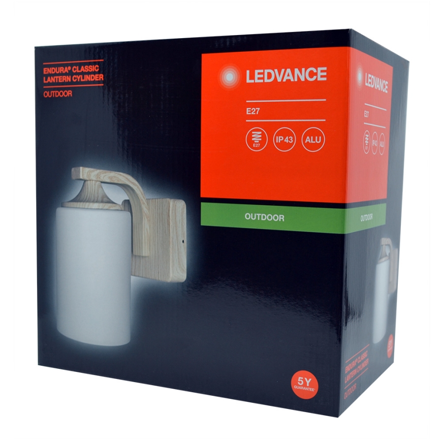 Ledvance - Wand Lamp voor Buiten CYLINDER 1xE27/60W/230V IP43
