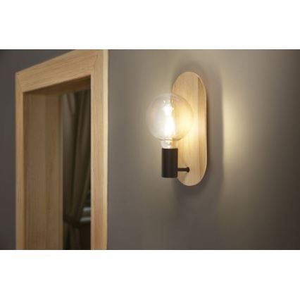 Ledvance - Wandlamp DECOR WOOD 1xE27/8W/230V