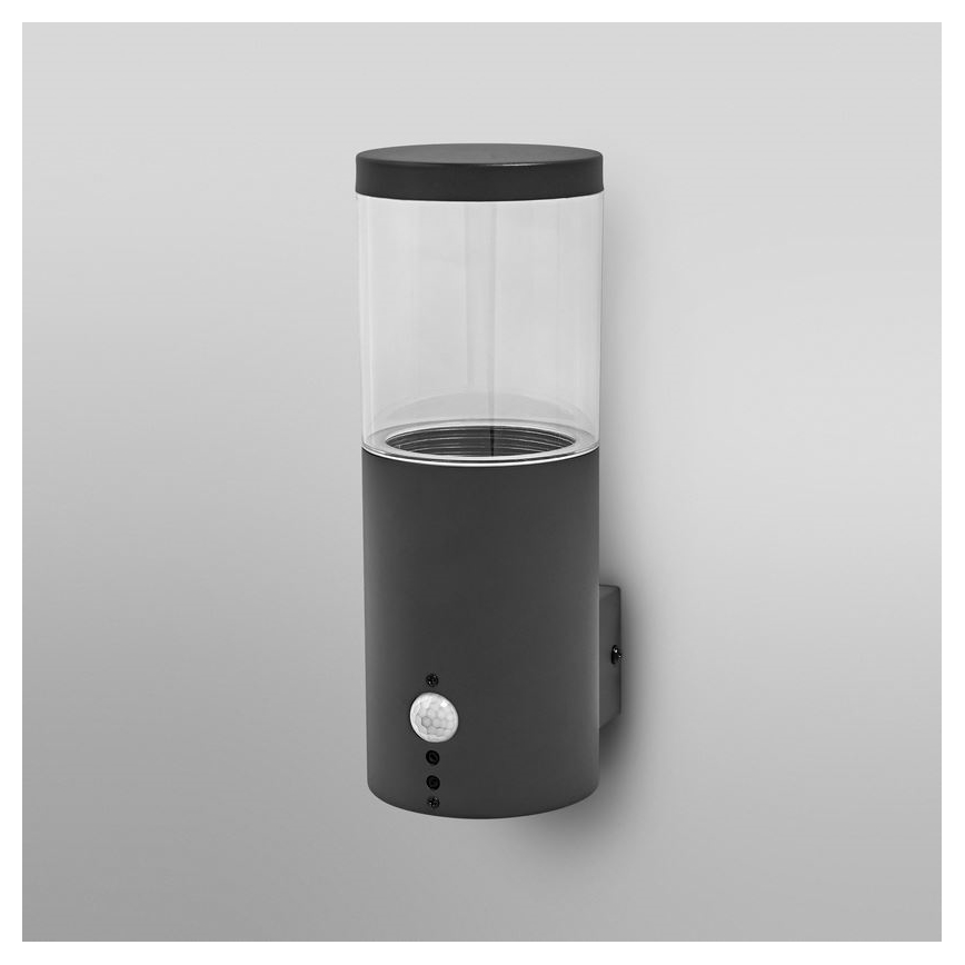 Ledvance - Wandlamp voor buiten met sensor EBRO 1xE27/20W/230V IP44