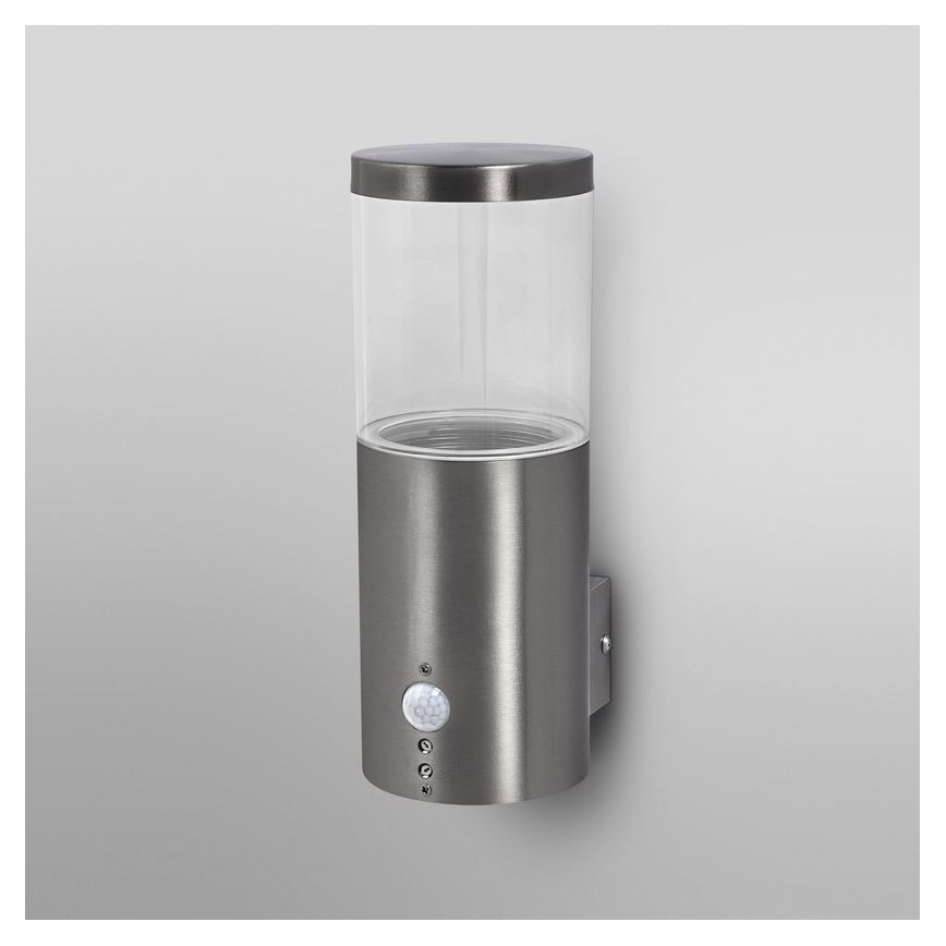 Ledvance - Wandlamp voor buiten met sensor EBRO 1xE27/20W/230V IP44
