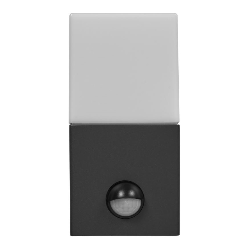 Ledvance - Wandlamp voor buiten met sensor FIGO SQUARE 1xE27/20W/230V