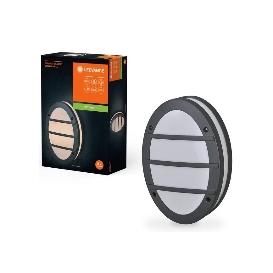 Ledvance - Wandlamp voor buiten ORBICK 2xE27/18W/230V IP65