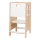 Leertoren KULE 90x50 cm bruin/wit