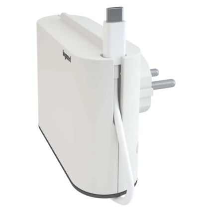 Legrand 049401 - Verdeelstekker 2Z Type C + USB-A + USB-C wit