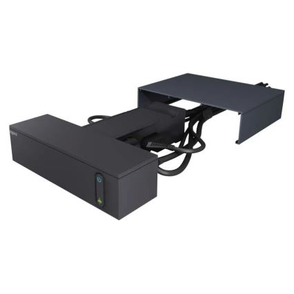 Legrand 049430 - HUB multimédia avec interrupteur 4Z Type E + 4Z Type C 2m noir