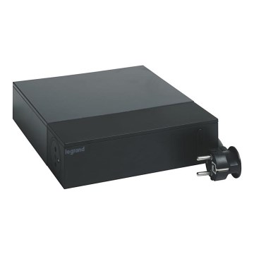 Legrand 049430 - Multimedia-HUB met schakelaar 4Z Type E + 4Z Type C 2m zwart