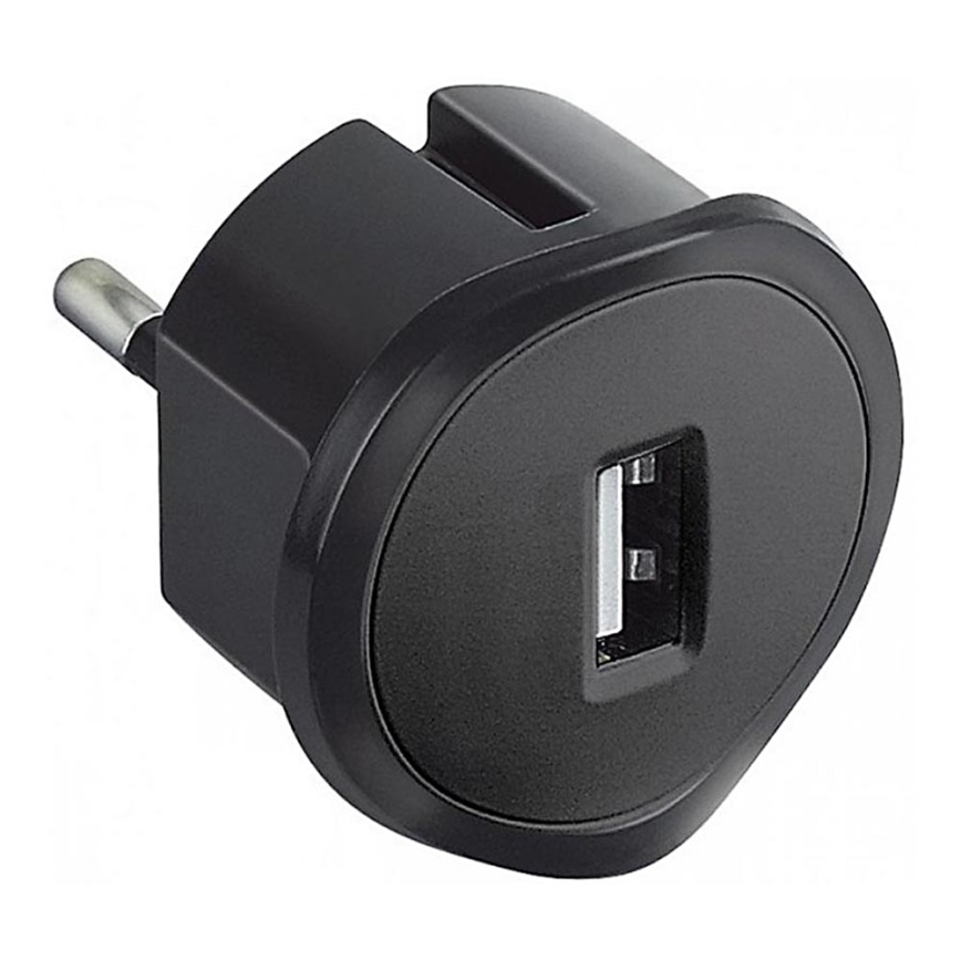 Legrand 50681 - Adaptateur USB à brancher 230V/1,5A noir