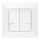 Legrand 752187- Interrupteur sans fil connecté à 2 boutons VALENA 1xCR2032 Wi-Fi IP40