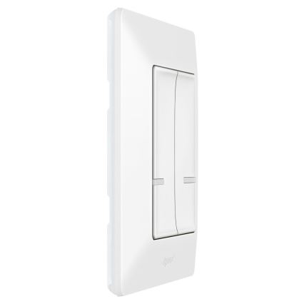 Legrand 752187- Interrupteur sans fil connecté à 2 boutons VALENA 1xCR2032 Wi-Fi IP40
