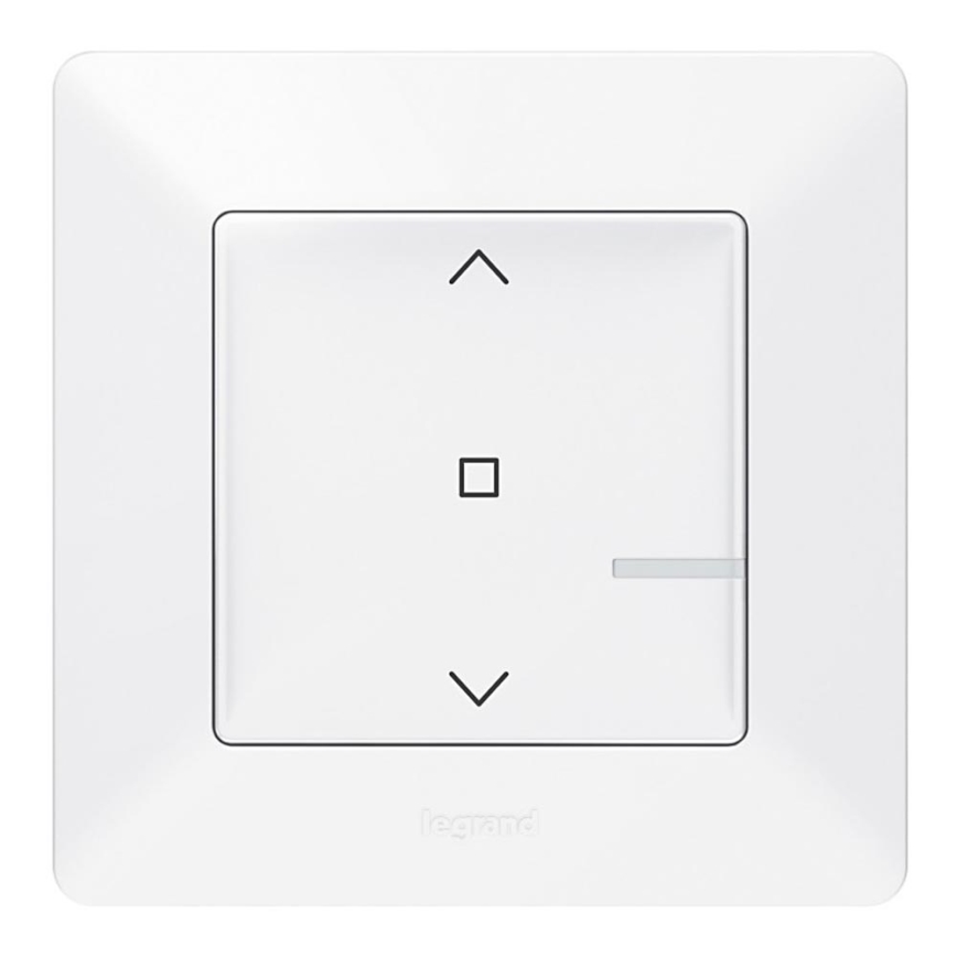 Legrand 752191 - Interrupteur de volet connecté sans fil VALENA 230V Wi-Fi  IP41