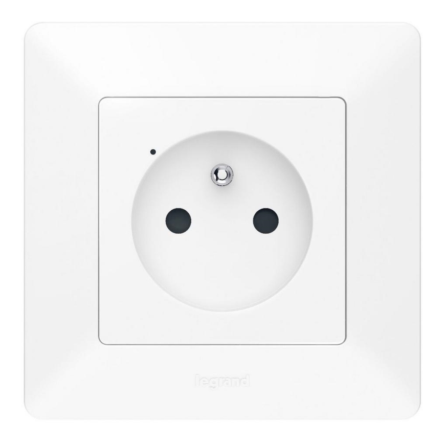 Legrand 752193 - Prise intelligente VALENA 3680W/16A/230V Wi-Fi IP41