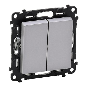 Legrand 752305 - Serie-schakelaar VALENA LIFE nr.5 250V/10A aluminium