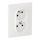 Legrand 753186 - Prise domestique VALENA LIFE 250V/16A 2x2P+T blanc