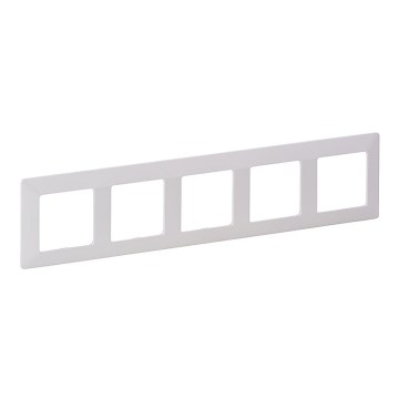 Legrand 754005 - Afdekraam voor schakelaars VALENA LIFE 5P, wit