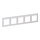 Legrand 754005 - Afdekraam voor schakelaars VALENA LIFE 5P, wit