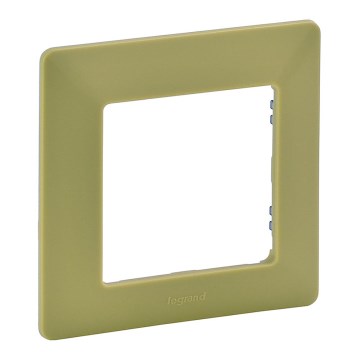 Legrand 754081 -Afdekraam voor schakelaars VALENA LIFE 1P groen
