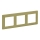 Legrand 754083 - Afdekraam voor schakelaars VALENA LIFE 3P, groen