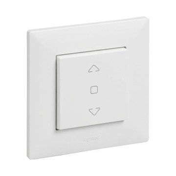 Legrand - Bediening voor jaloezieën met afdekraam NILOE STEP, wit