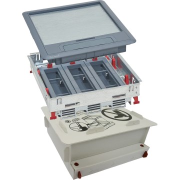 LEGRAND - Boîtier électrique encastré pour béton 24 modules (12 appareils 45x45)