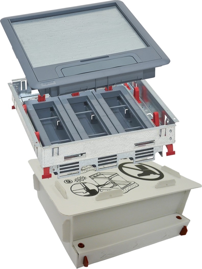 LEGRAND - Boîtier électrique encastré pour béton 24 modules (12 appareils 45x45)