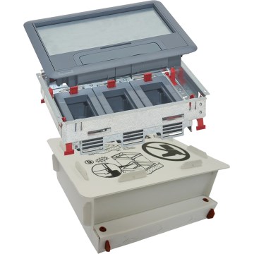 LEGRAND - Boîtier encastré pour béton 12 modules (6 appareils 45x45)