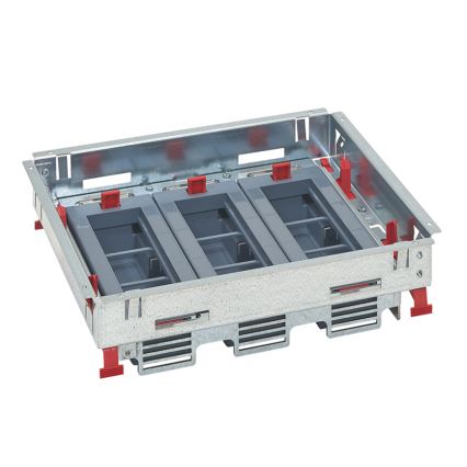 LEGRAND - Boîtier encastré pour double plancher 18 modules (9 appareils 45x45)