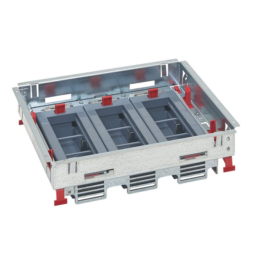 LEGRAND - Boîtier encastré pour double plancher 18 modules (9 appareils 45x45)