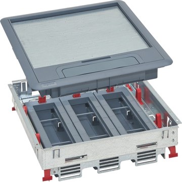 LEGRAND - Boîtier encastré pour double plancher 24 modules (12 appareils 45x45)