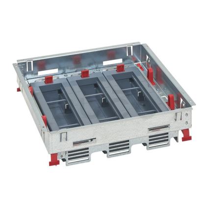 LEGRAND - Boîtier encastré pour double plancher 24 modules (12 appareils 45x45)