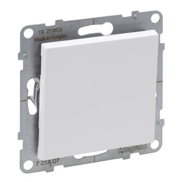 Legrand - Bouton-poussoir unipolaire n° 1/0 sans cadre SUNO blanc