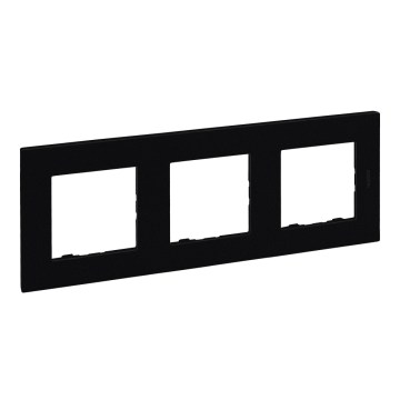 Legrand - Cadre triple NILOE STEP noir