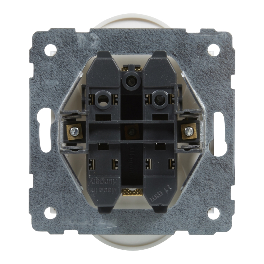 Legrand - Dubbele huishoudelijke wandcontactdoos zonder afdekraam 250V/16A SUNO wit