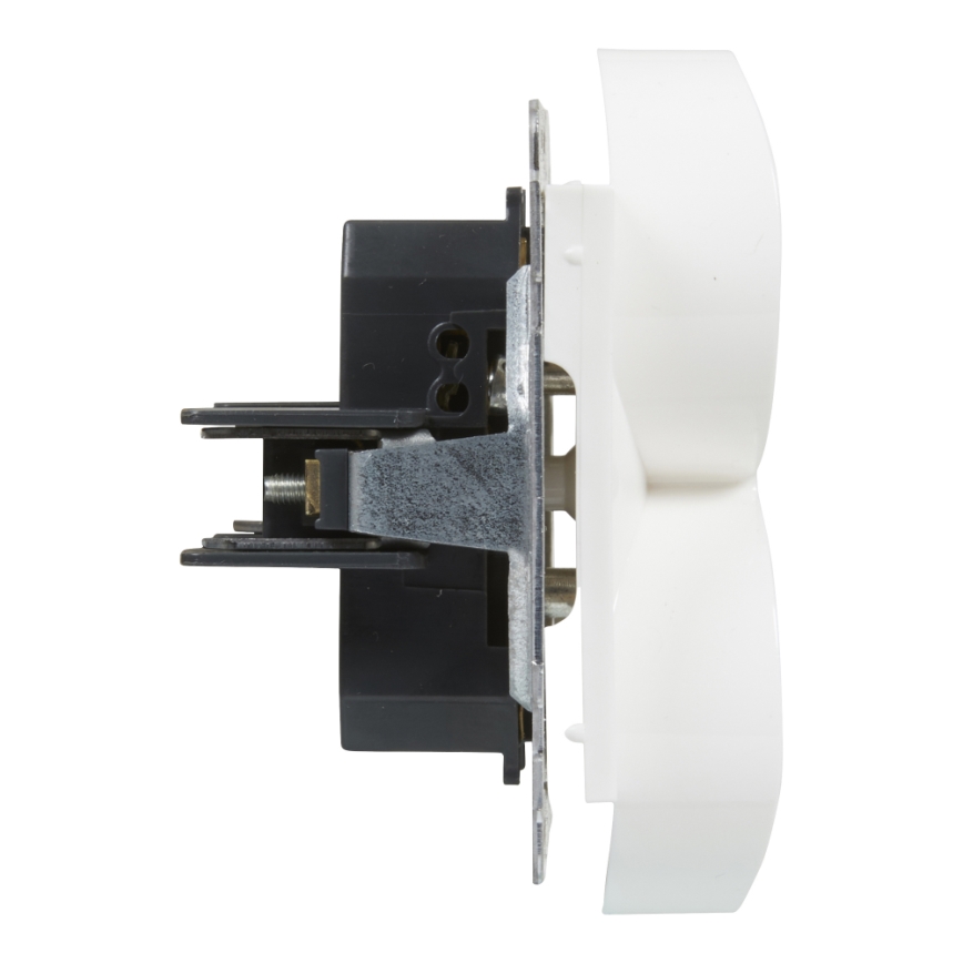 Legrand - Dubbele wandcontactdoos zonder afdekraam SUNO 250V wit