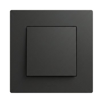 Legrand - Interrupteur d'escalier n° 6 avec cadre NILOE STEP noir