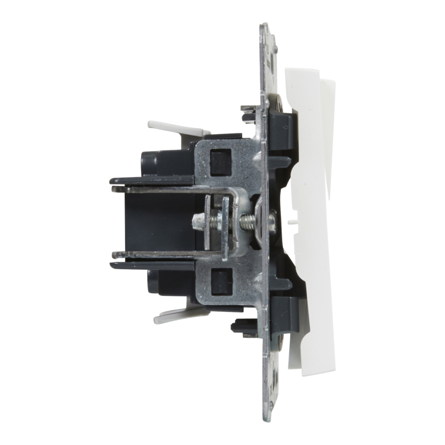 Legrand - Interrupteur double pour escalier n° 6+6 sans cadre SUNO blanc