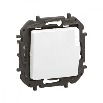 Legrand - Interrupteur simple sans enjoliveur n° 1/0 NILOE blanc