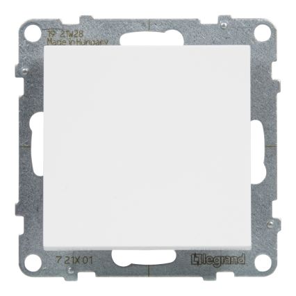 Legrand - Interrupteur unipolaire n° 1 sans cadre SUNO blanc